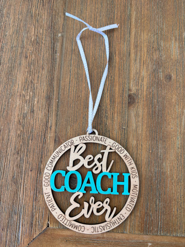 Coach Ornament