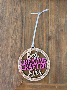 Creative Crafter Ornament