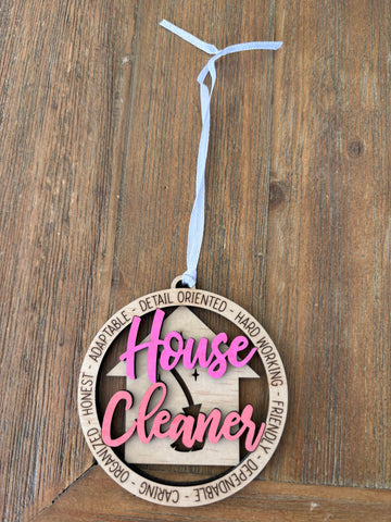 House Cleaner Ornament