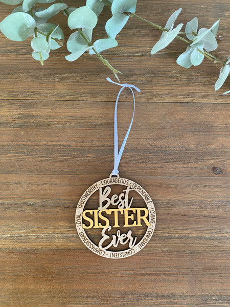 Best Sister Ornament