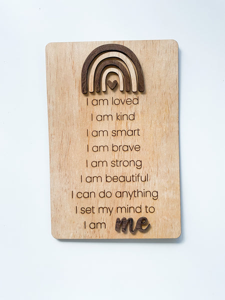 Affirmation Plaque