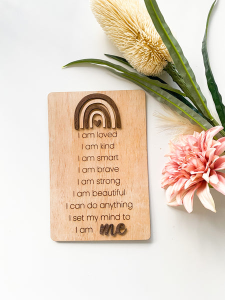 Affirmation Plaque