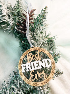 Best Friend Ornament