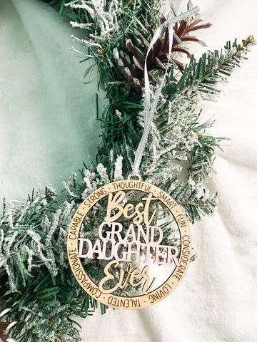 Grand Daughter Ornament