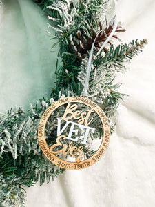 Vet Ornament