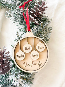 Family Bauble Ornament