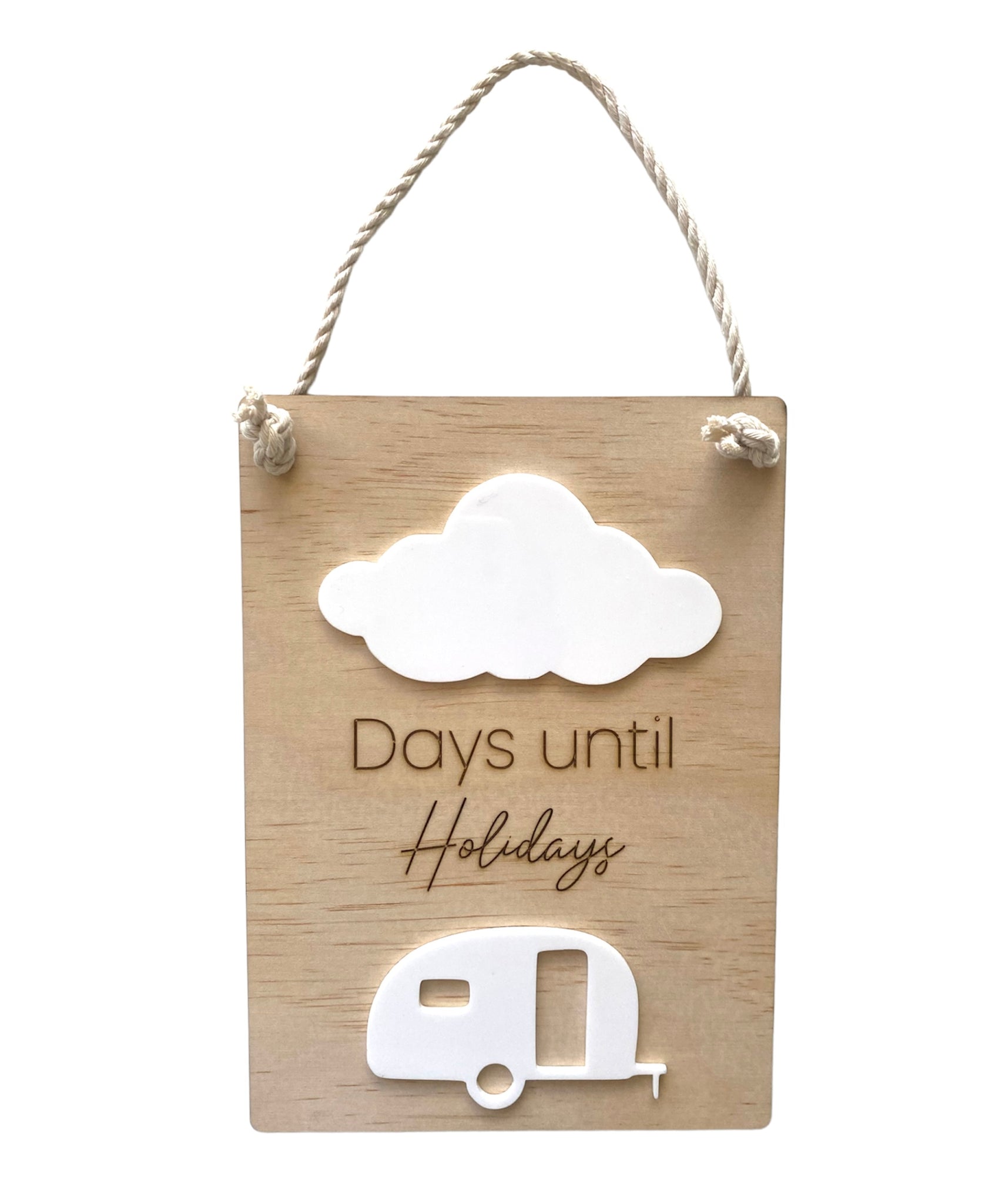 Holiday Countdown Plaque